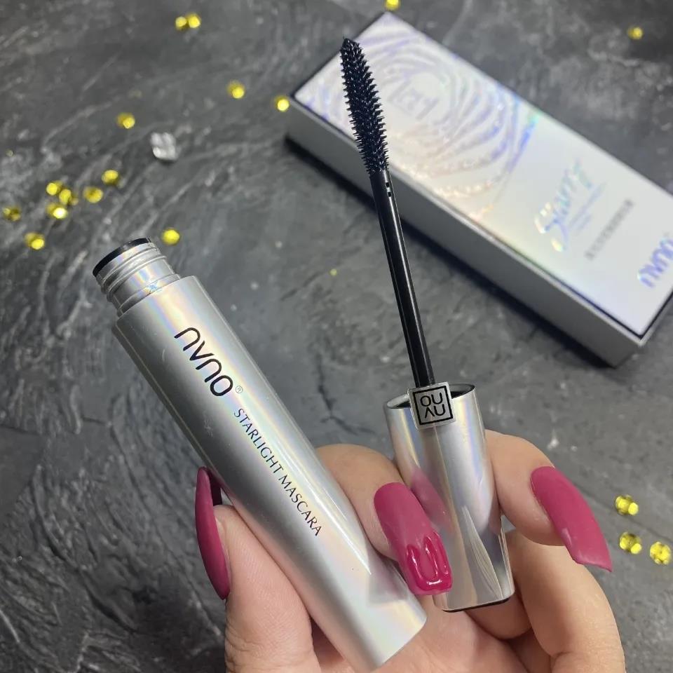 NVNO mascara waterproof elongated without fainting solid persistent student slim and thick roll with a thin brush head