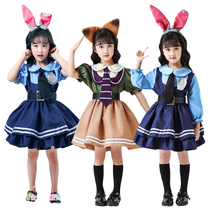 Judy Rabbit Officer Outfit