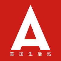 美加生活站的LOGO