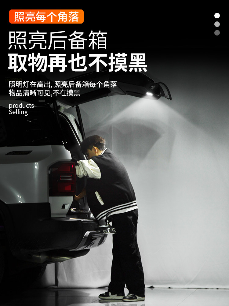 Suitable for 24/25 New Prado Trunk Lighting, Special Led Tailgate Light Modification Parts for Lc250