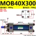 ben thủy lực 2 chiều Xi lanh thủy lực nhẹ MOB MOB40X50X100X150X200X250X300X40 xi lanh thủy lực thanh giằng xi lanh thủy lực máy xúc Xy lanh thủy lực