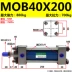 ben thủy lực 2 chiều Xi lanh thủy lực nhẹ MOB MOB40X50X100X150X200X250X300X40 xi lanh thủy lực thanh giằng xi lanh thủy lực máy xúc Xy lanh thủy lực