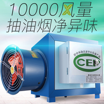 Special 10000 Air Volume Net Peculiar Smell Oil Pumping Smoke Purifier All-in-one Small Hotel Kitchen Commercial Range Hood