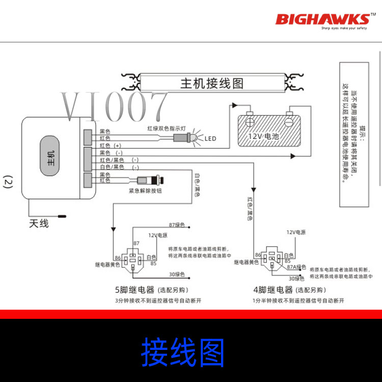 Buick Toyota Ford Nissan Mitsubishi Oil Road Circuit Circuit Lock Dark Lock Chống trộm Công tắc cảm ứng thông minh 007 - Âm thanh xe hơi / Xe điện tử loa ô tô cao cấp