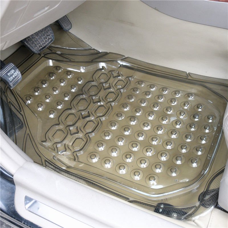 Front sheet to increase thickened crystal clear General Motors latex waterproof footbed PVC plastic footbed non-slip