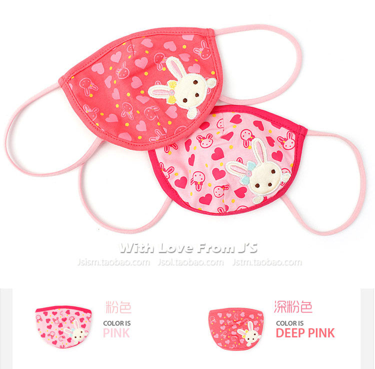 Детская хлопковая дышащая мультяшная милая удерживающая тепло медицинская маска для мальчиков и девочек 