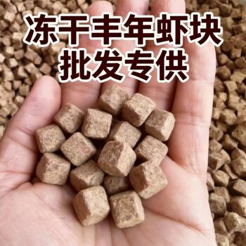 Brine shrimp cubes freeze-dried aquarium feed