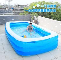 Cool inflatable swimming pool Home household artifact Durable bath plus high summer small large adult child