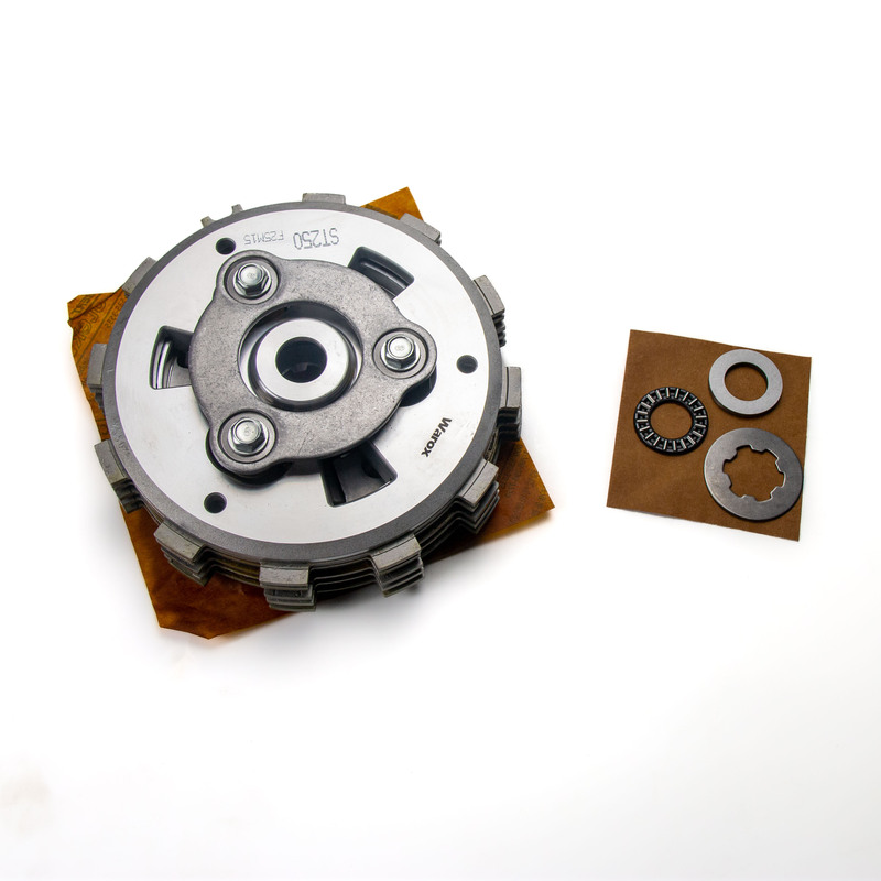 Lightweight Bigfoot Motorcycle Modified and Upgraded with Sliding Clutch Assembly, Including Small Drum, Gasket, Bearing, and Paper-Based Clutch Plate