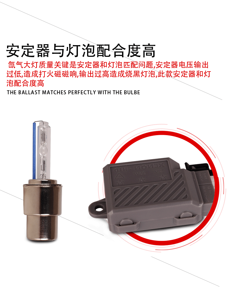 Đèn pha HID xe máy Đèn pha Xenon Xa và gần Bóng đèn Xenon H6 DC một chấn lưu - Đèn HID xe máy 	đèn xe máy dream
