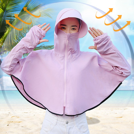 2018新款防晒衣女短款夏季骑车百搭出游开衫