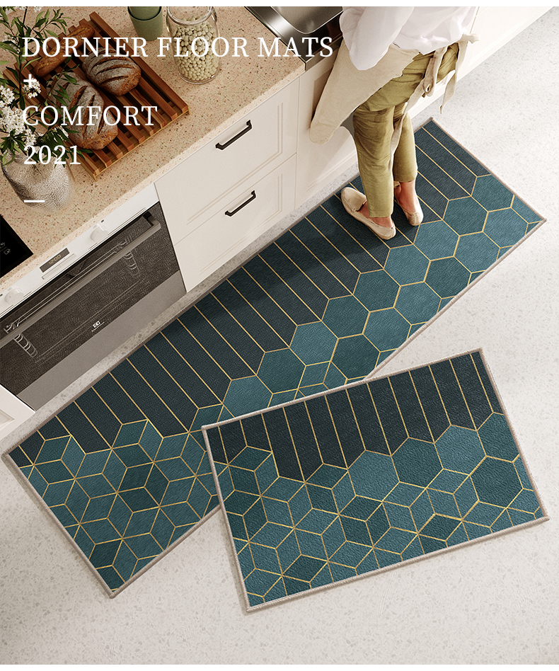 厨房专用防滑防油地垫防油污长条地面地毯吸水吸油耐脏地板踩脚垫详情14