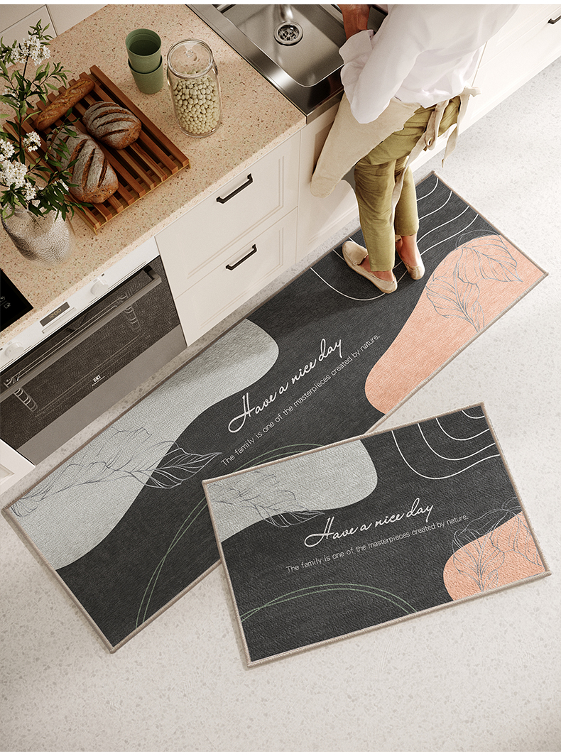 厨房专用防滑防油地垫防油污长条地面地毯吸水吸油耐脏地板踩脚垫详情9