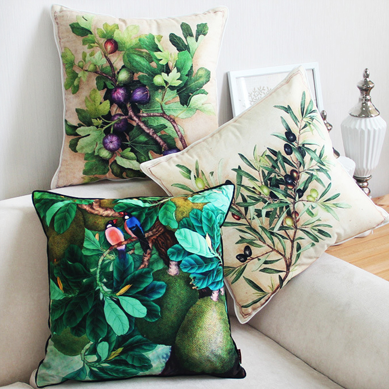 American country sofa pillow pastoral style cushion cover pastoral style 45*45 pillow cover without core pillow