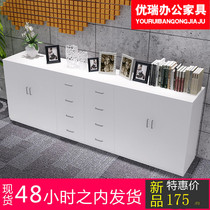  Office file cabinet Wooden low cabinet Locker with door cabinet Small long cabinet locker Office cabinet