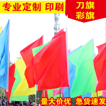 Advertising flag custom bunting decoration outdoor multicolored floating flag knife flag custom flag custom flag production small red flag production opening site flag
