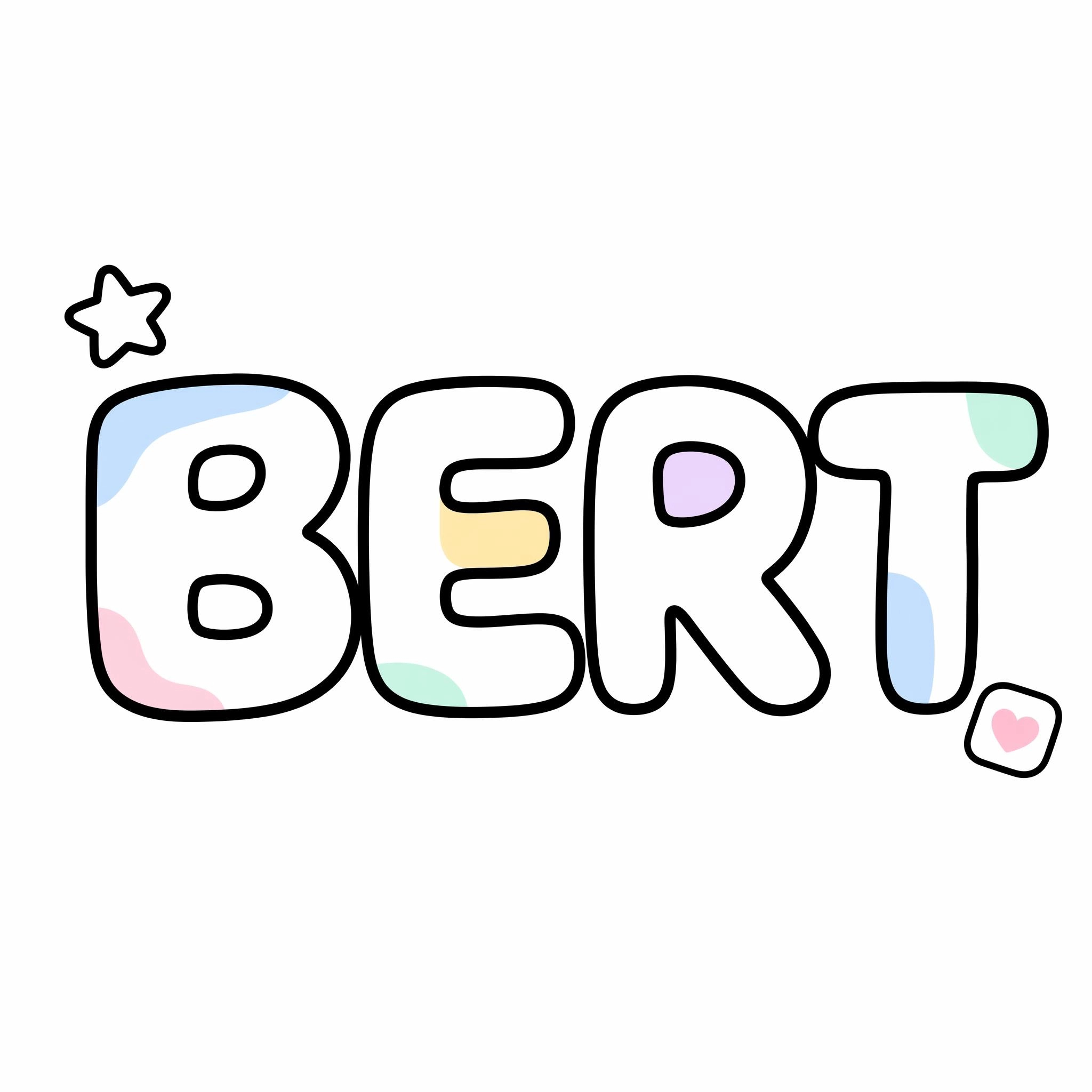 BERT贝儿贴 贴纸合集店的LOGO