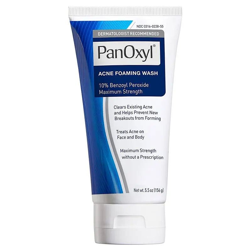 PanOxyl Acne Foaming Wash Benzoyl Peroxide 10%/4% Maximum St