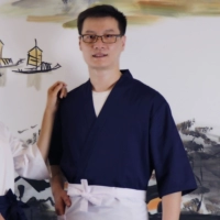 Глубокий синий топ