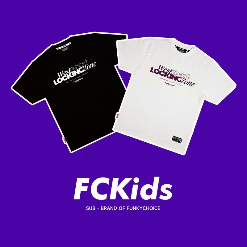 Fckids Children's Street Dance Performance Clothing Locking Short-Sleeved Dance T-Shirt Loose-Fitting Locker Top for Older Children