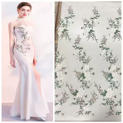 Médith accessories ~ dress accessories explosive lace fabric multi-color computer embroidery children's clothing decoration