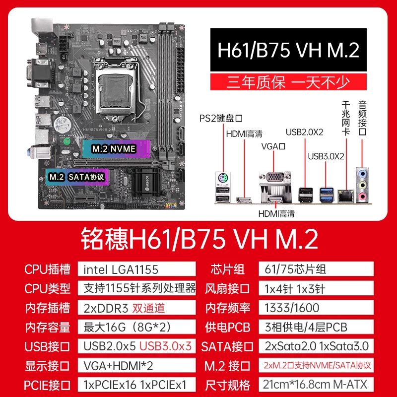 Материнская плата, комплект, 75м, D3, 3В, Z77, Intel Core i5, Intel Core i7, набор из 4 предметов