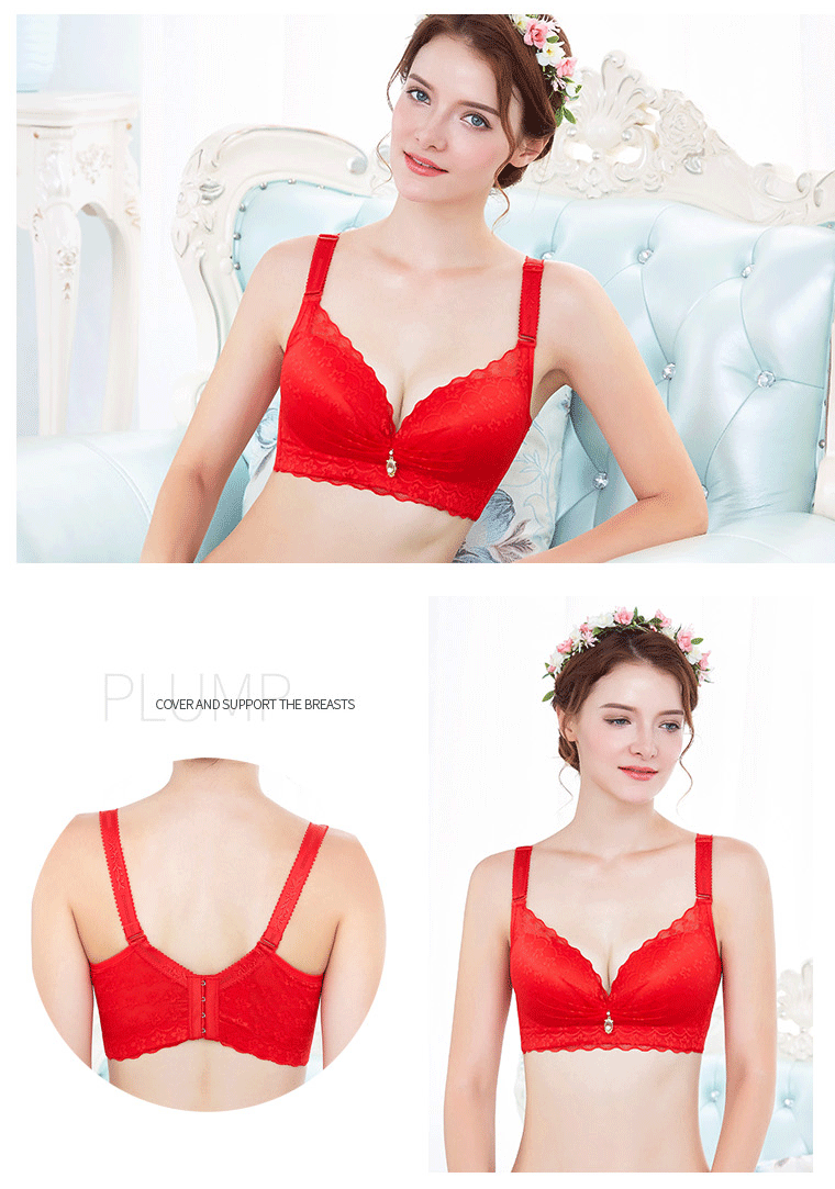 Kích cỡ lớn áo lót nữ chất béo mm mỏng tập hợp 200 pounds chị béo loại điều chỉnh chống chảy xệ nhận được vẻ đẹp sữa trở lại áo ngực bra