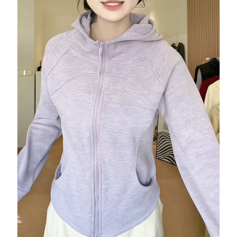 2026 New Autumn and Winter Slim-Fit Hooded Zip-Up Jacket for Petite Women, Sporty Casual Slimming Cardigan Purple Sweatshirt 2026 New Autumn and Winter Slim-Fit Hooded Zip-Up Jacket for Petite Women, Sporty Casual Slimming Cardigan Purple Sweatshirt