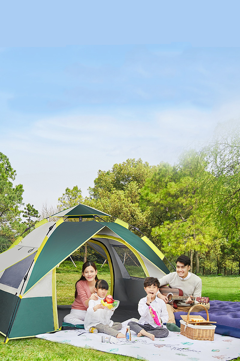 Antarctic tent outdoor portable foldable camping thickened rainproof automatic pop-up camping picnic children