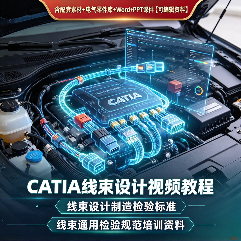 Catia Wiring Harness Design Video Tutorial Automotive Wiring Harness Inspection Standards General Specifications Training Supporting Materials
