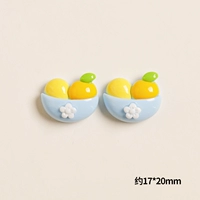 Одна синяя фруктовая миска