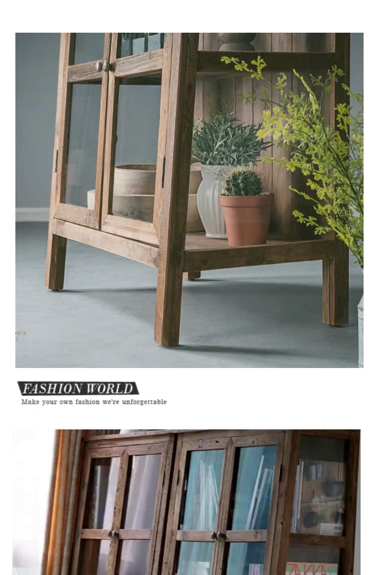 Chạy gia đình tủ kính nhà đầy đủ của đất nước hiện đại của Mỹ để làm phong hoá ăn gỗ tủ khóa tủ phía thanh phân cũ - Buồng tủ quần áo gỗ công nghiệp