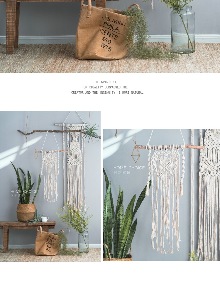 Run-family room nhà sống Ma-rốc phần mềm thảm dệt tay cài đặt Bohemia Bắc Ousheng ed treo tường - Tapestry tham trang tri