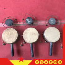 Folk custom old objects nostalgic collection old man drum rattle drum farmyard retro film and television props decorative ornaments