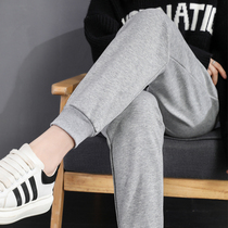 Gush thickened trackpants female outwear Winter Harlan pants loose bunches Straight Cylinder Spring Autumn Sweatpants Casual Women Pants