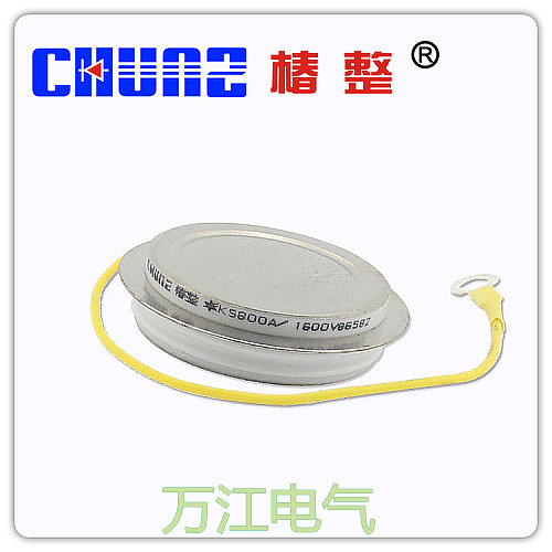 Shanghai KS800A 1600V High frequency flat - plate controlled silicon thyristor concave