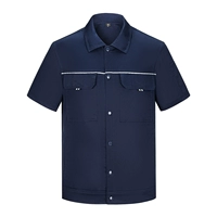 902 темно-синий топ с короткими рукавами