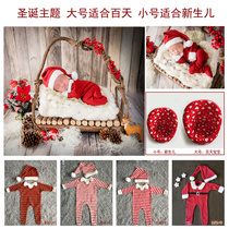 Christmas full moon photo clothing 100 days Baby Photo clothes props creative theme newborn photography clothing