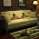 Alkylene vải bông sofa đệm tất cả các mùa đơn giản da sống hiện đại trượt trở lại đệm khăn đầy đủ bìa tấm vải liệm - Ghế đệm / đệm Sofa