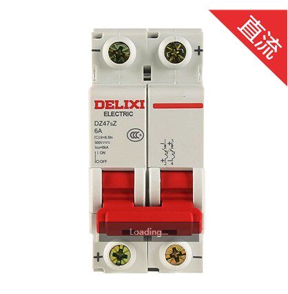 Delixi DZ47SZ new DZ47sZ DZ 1P 2P DC air switch 3A 6A 16A