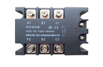 Delixi CDG3-DA40 three-phase solid state relay 40A SSR-3 DC control AC non-contact