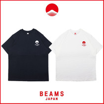 (Spot) BEAMS JAPAN 21SS Dingpan Fuji Mountain embroidery LOGO male and female lovers casual short sleeve TE