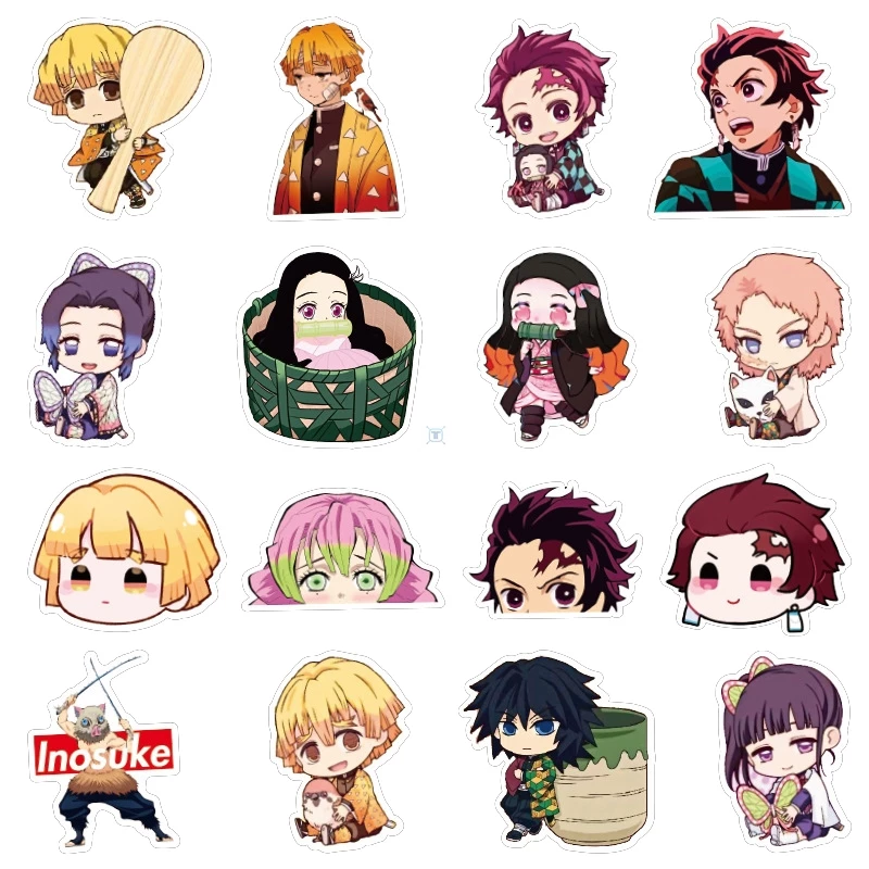 [50 шт/упак Japanese anime Demon Slayer наклейки для]
