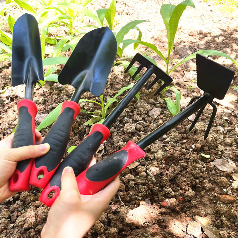 Gardening catch-up clam Clam Rake Potted potted flowers Pine Native multimeat Flower Tools Seed Vegetable small hoe Shovel Garden Thick Shovel