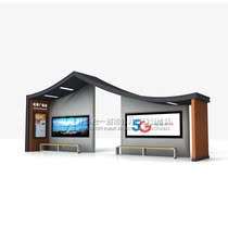 Hyundais new smart bus kiosk bus station platform Zhaohu Station LCD Liquid Crystal Display Screen Manufacturer