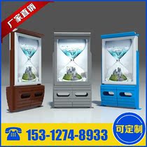 Back-to-back advertising dustbin Large Windows advertising dustbin Back to back dustbin