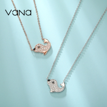 vana necklace female sterling silver collarbone light luxury niche design 2021 New pendant Valentines Day gift to girlfriend