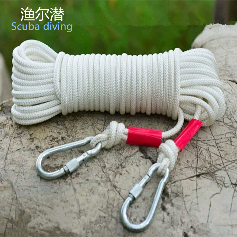 Yuer diving buoy float core safety rope free guide diving rope scuba diving rope climbing mountaineering rescue rope