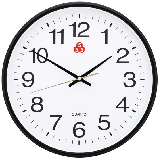 Shanghai Sanwu Brand 555 Wall Clock Modern Minimalist Clock for Living Room Home Use Silent Quartz Clock Light Luxury Creative