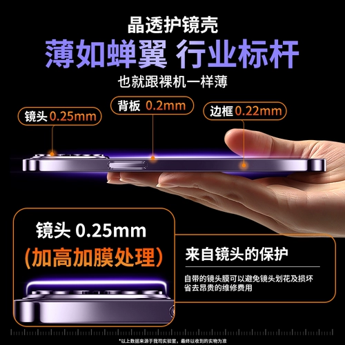 Apple, совместимый iPhone 14, ультратонкий чехол для телефона, прозрачный модный iPhone14 Pro, объектив, защитный чехол подходит для мужчин и женщин, 14promax, iphone, 14promax, изысканный стиль, защита при падении